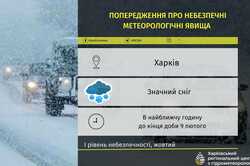 В Харькове ожидается значительный снег: жителей города просят быть внимательными