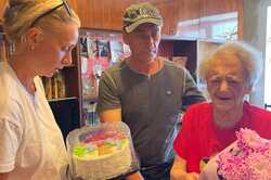У Харкові привітали мешканку, якій виповнився 101 рік