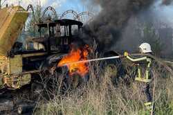 На Харківщині сталася сильна пожежа: горів ліс та цивільна інфраструктура